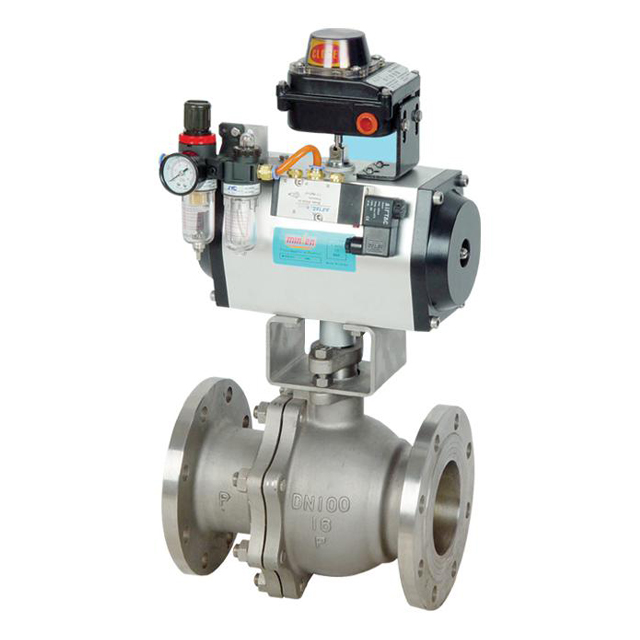 floating ball valve with low andmiddle flow pressure condtion