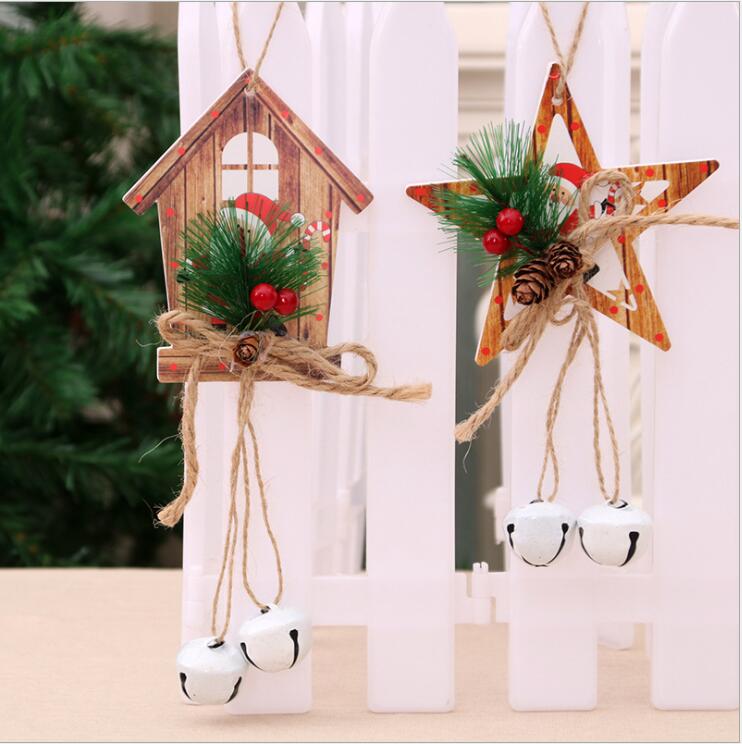 Hanging ornaments foam star snowflake house for christmas tree decoration