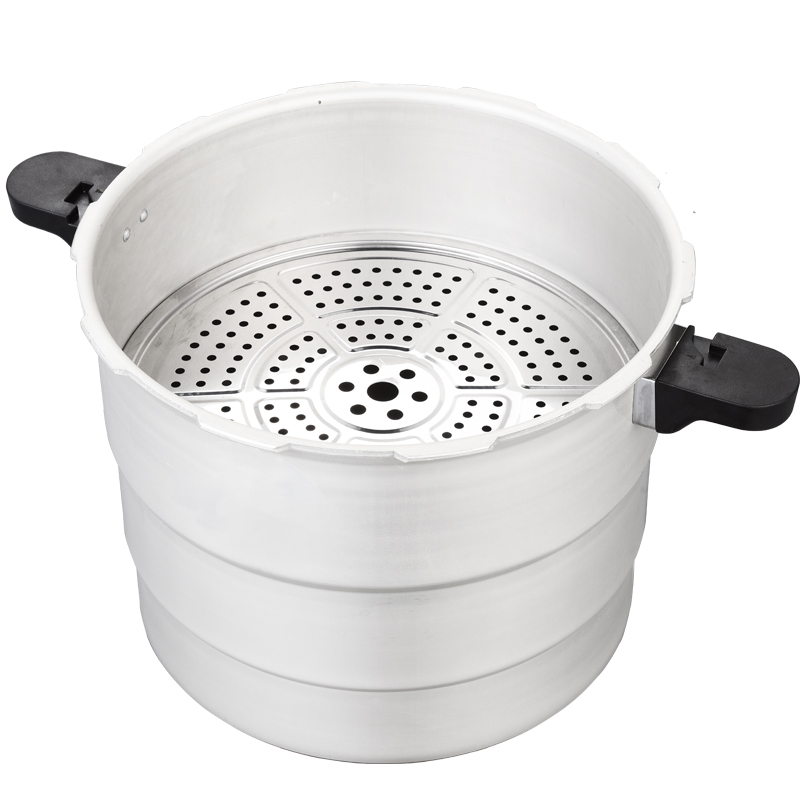 Double bottom magnetic pressure cooker