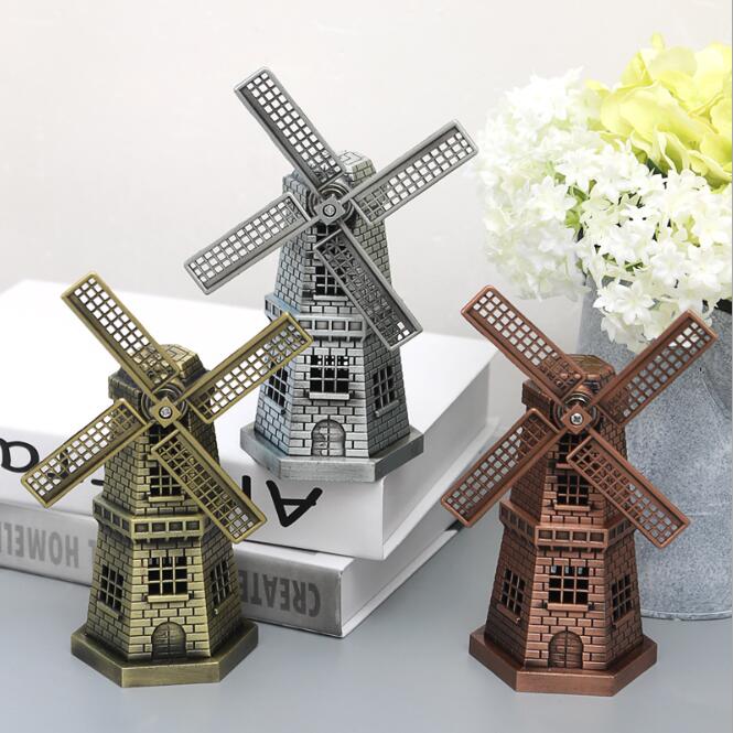 Metal crafts Holland windmill Netherlands souvenir gift Europe style