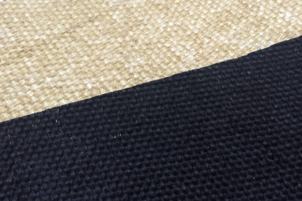 Vermiculite coated glass fiber fabric cloth fireproof heat insulation color golden black