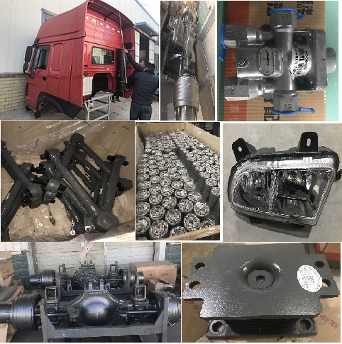 SINOTRUKHOWO TRUCK PARTS SHACMAN TRUCK PARTS INCLUDING ENGINE AXLE CHASSIS PARTS CABIN ETC