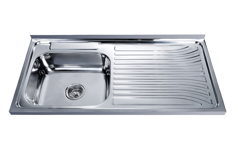 Costa Rica hot sale satin single bowl stainless steel sink 10050