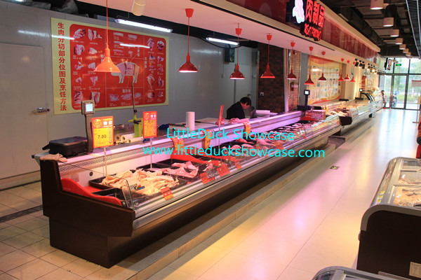 Supermarket Fresh meat Refrigerated Display Case