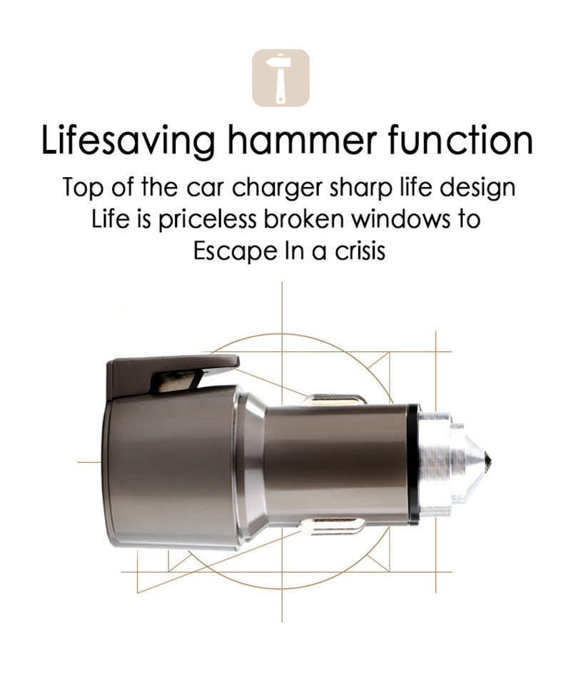 USB car charger QC30 for mobile phone