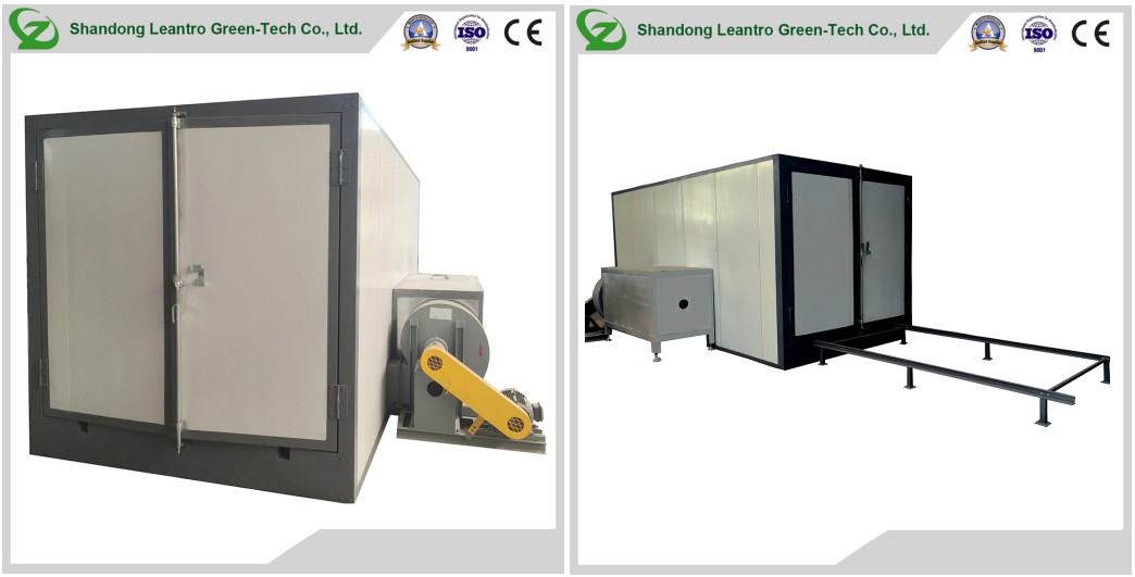 Powder Coating Room with Gas Heater for Small Output Production