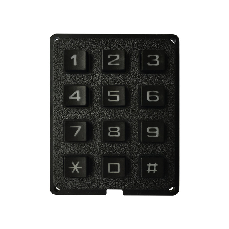 Access control special keypad ABS USB plastic customized 3X4 matrix keypad