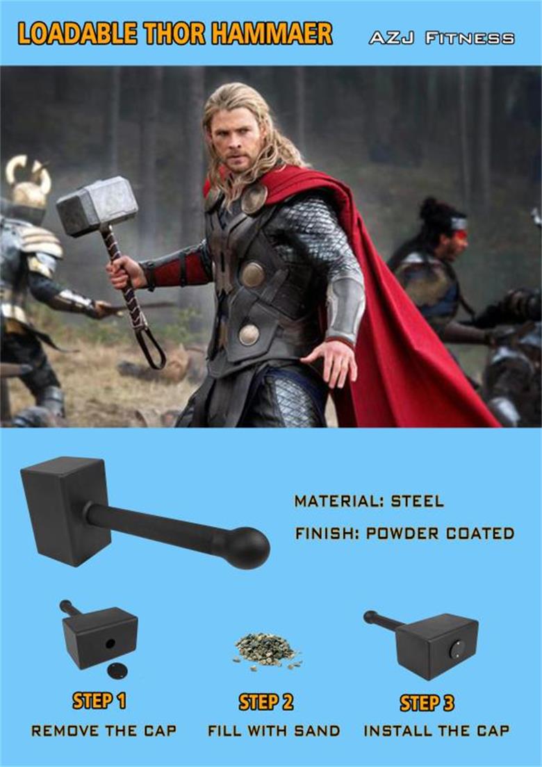 loadable thor hammerNew weapons for bodybuilders