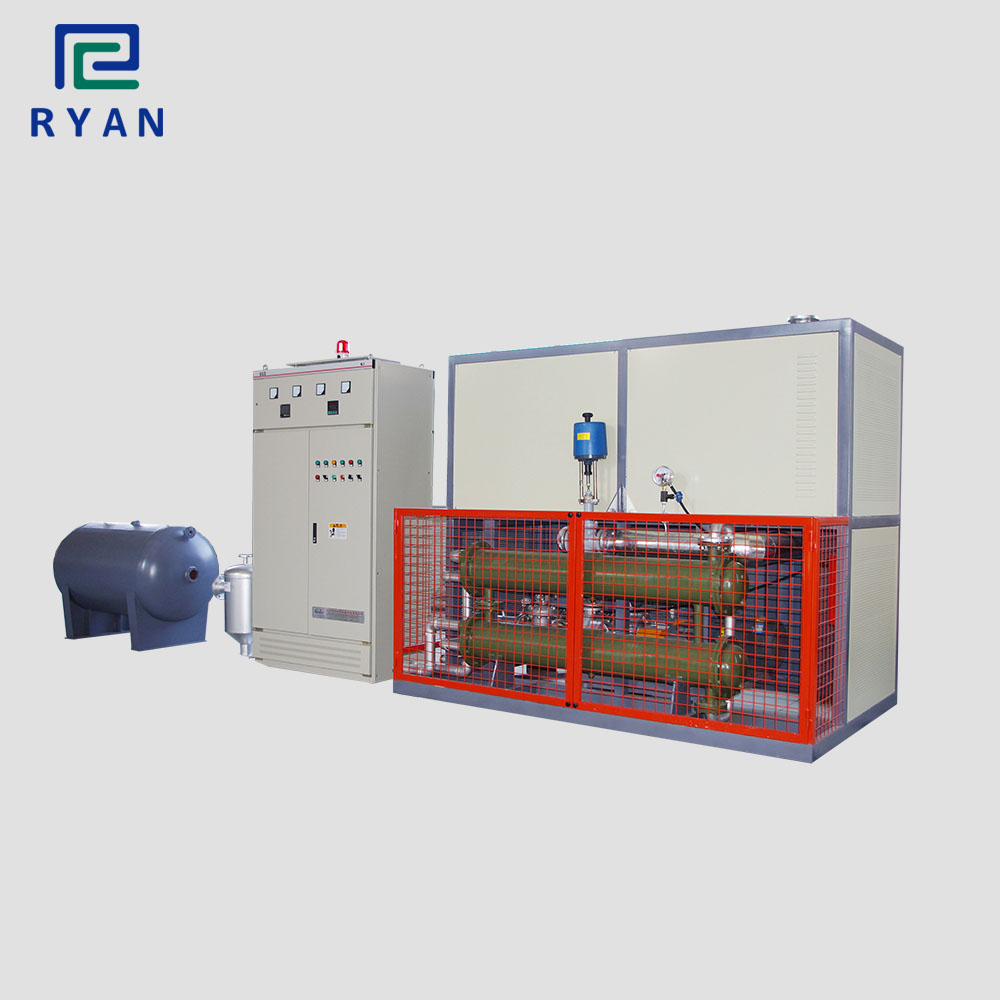 Skip mounted thermal oil heater for easy operation and installation