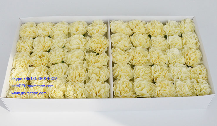 Top Quanlity Wholesale 50 pcs Carnation Soap Flower little soap flower factory from China