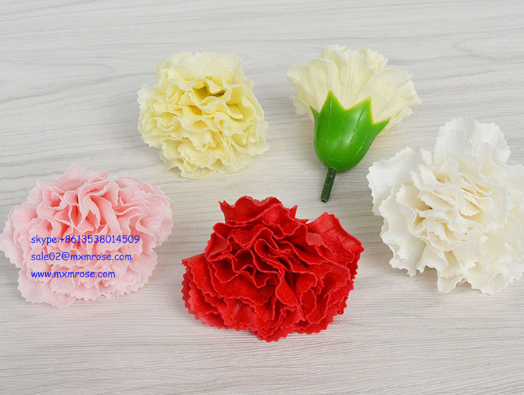 Top Quanlity Wholesale 50 pcs Carnation Soap Flower little soap flower factory from China