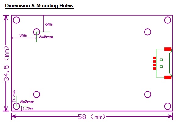 HF 1356MHz MIFARE Desfire Module Inbuilt Antenna TTL RFID Reader Module ISO14443AB ISO15693