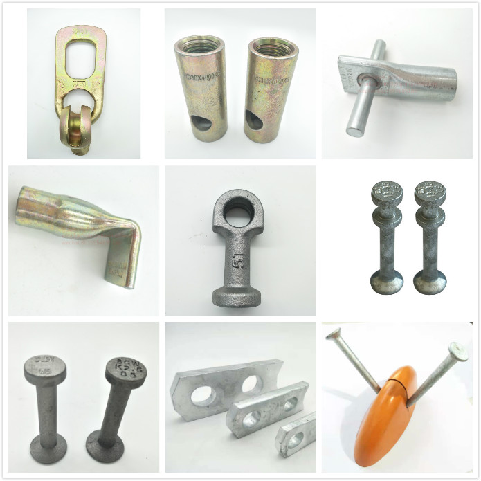 spherical head rod anchor for construction