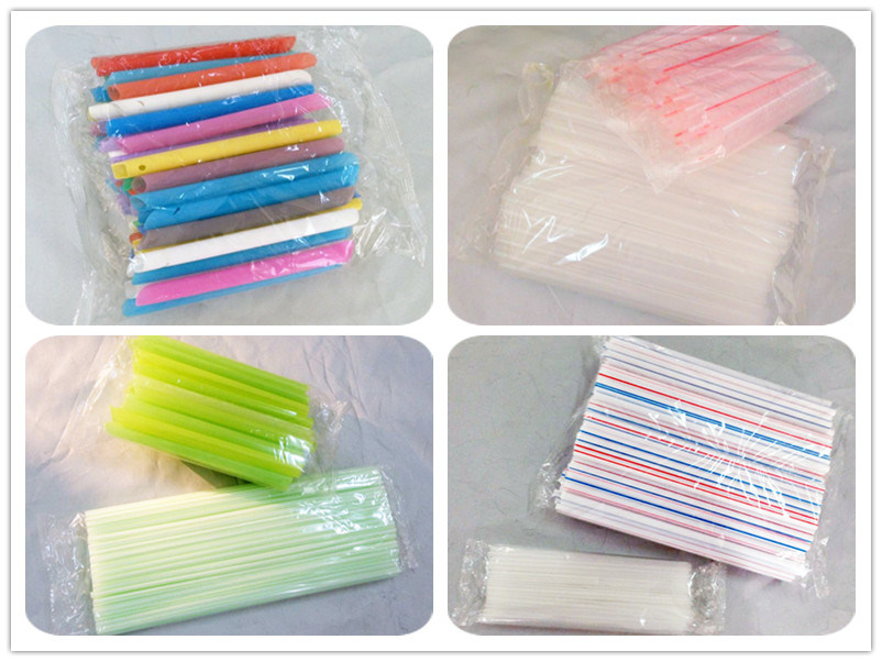 High Speed Pillow Type Group Drinking Straw Packing Machines