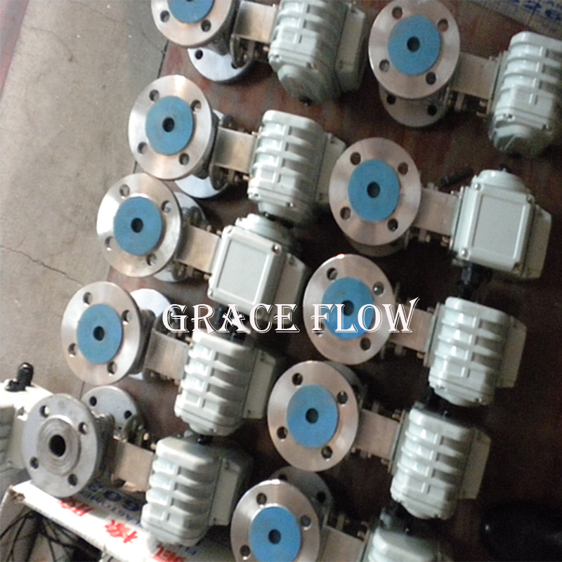 API Flange Motorized Valve with Double Acting Or Spring Return Pneumatic Actuator