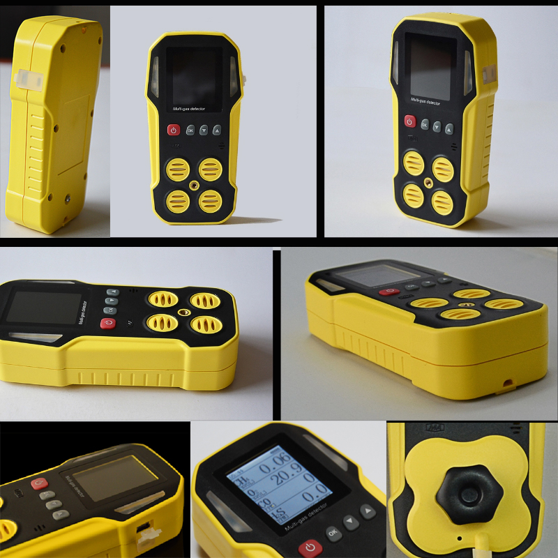 Portable Industrial multi gas detector for CO H2SO2 CH4