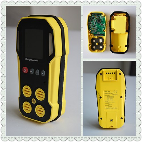 waterproof IP66 multi gas detecting alarm for COO2H2SCH4LELSO2NO2NOCO2