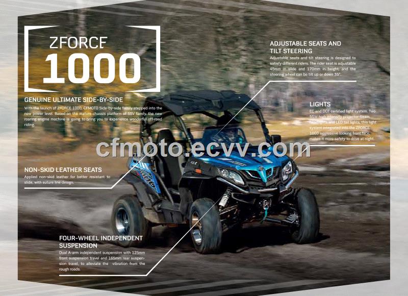 CFMOTO 1000cc 4x4 UTV ZFORCE 1000 for sale