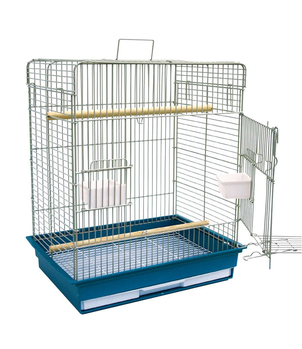 Bird cage with removable plastic tray Mobile Large Parrot Cage wStand Bird Cage