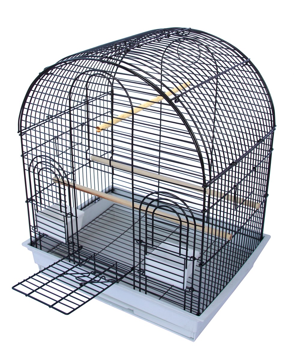 Small Bird Cage Budgie Finch Canary Mobile Large Parrot Cage w Stand Bird parrot cage