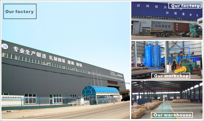 Quartz Silicon Sand Factory Used Forged Grinding Steel Balls