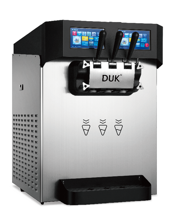 DUK factory direct sell 21 flavors soft ice cream machine countertop table top for bars restaurants cafes etc