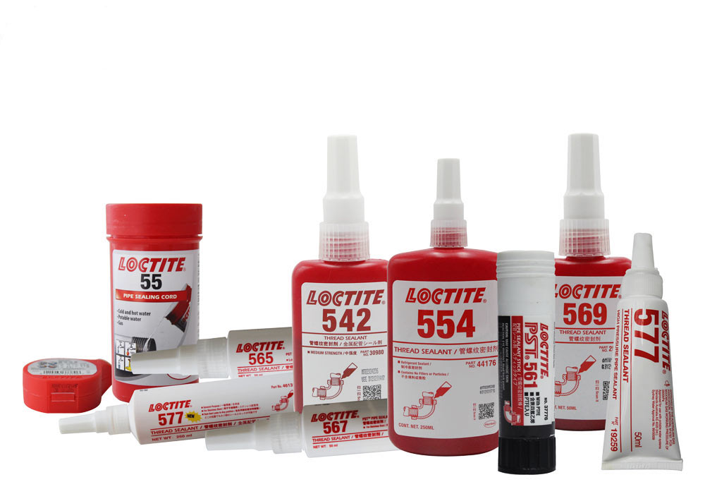 Pipe Thread Chemical sealant Glue Loctite 542 554 545 565 55 567 577 569 Anaerobic Adhesive Glue