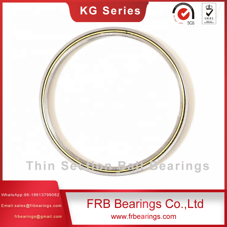 KG060AR0 slim section bearingsGCr15SiMn open thin section ball bearingsangular contact bearings for Industrial Robots
