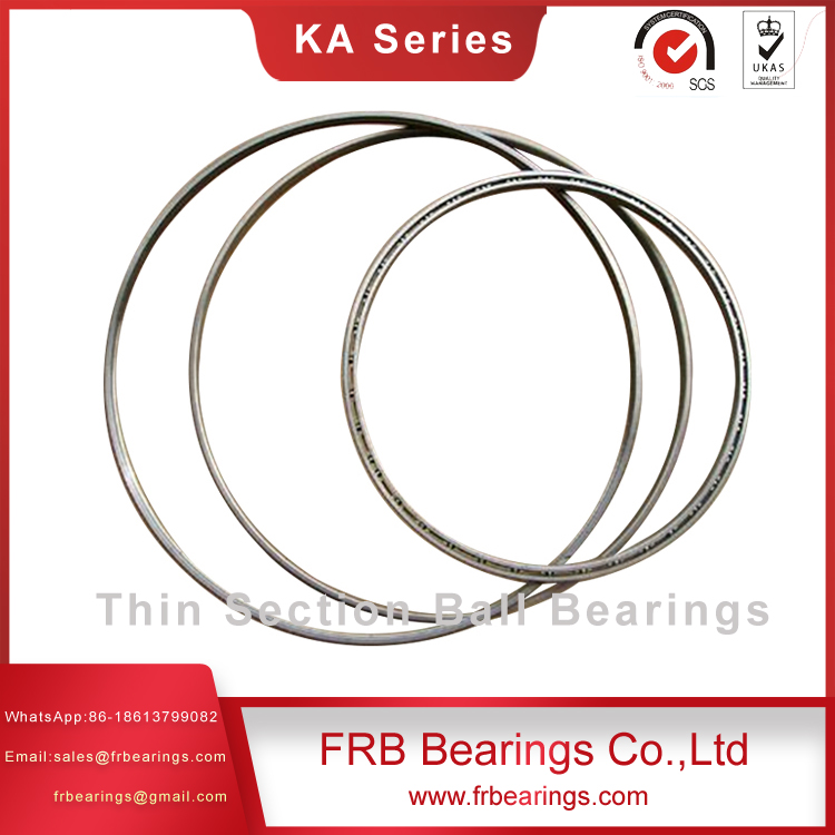 KA110XP0 unsealed thin section bearing52100 steel radial ball bearingfour point ball slim bearings
