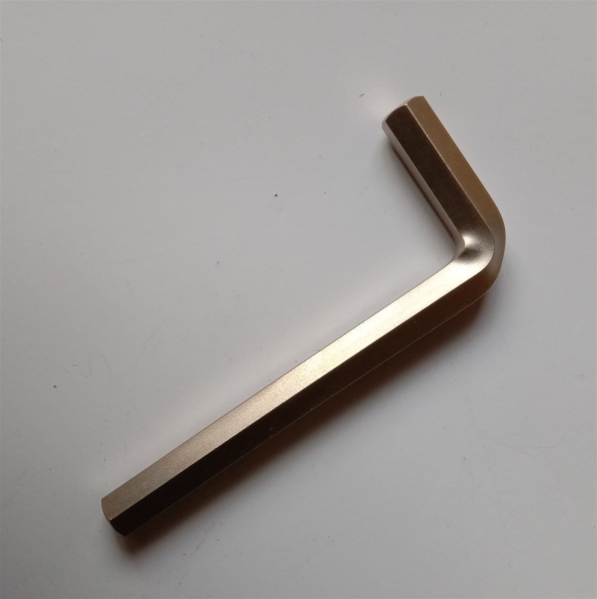 beryllium copper or aluminum bronze non sparking hex allen key wrench
