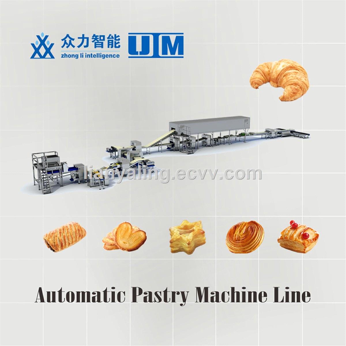 UIM1608Equipment from China Automatic bread molding production line croissant production line