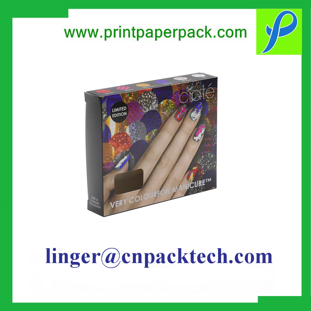 Custom Color Cosmetic Paper Gift Packaging Box with Logo