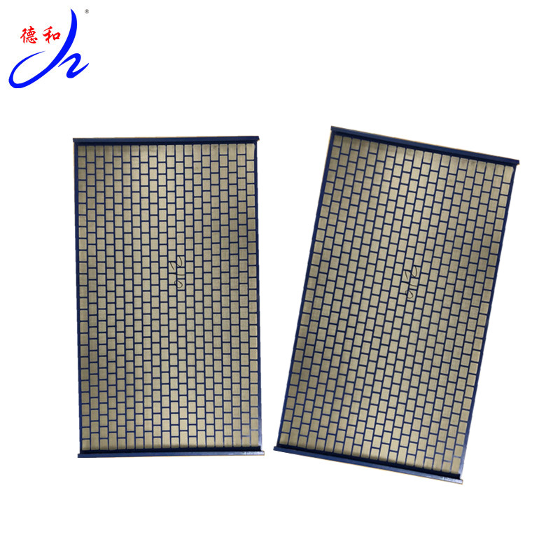 Flat shale shker screen for oil and mud separator