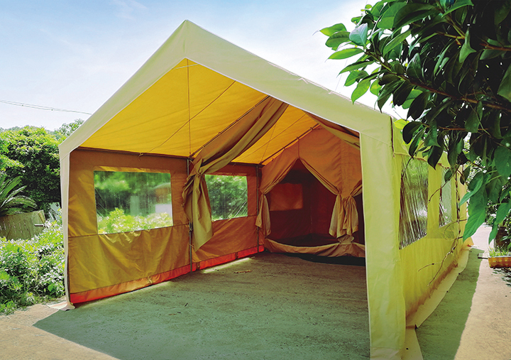 Factory sell Canvas Glamping hotel safari tent house