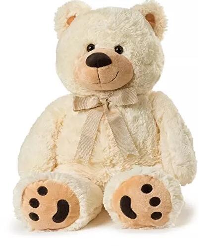 Huge Teddy Bearfeet embroidery paw cute stuffed brown bear toys