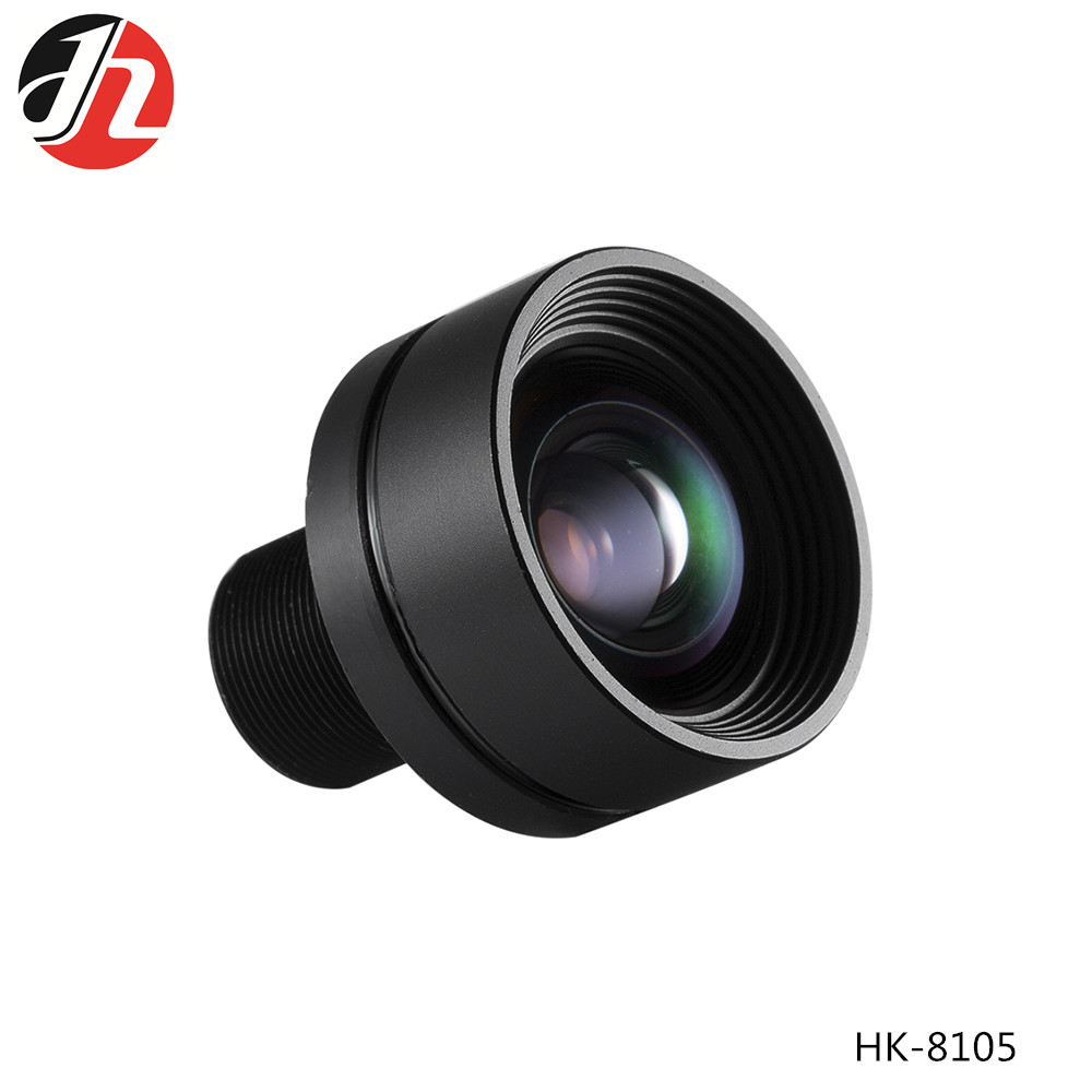 HK 8105 f 8mm F 18 low distortion 8 glasses made up 15 inch intelligent security lens for drone