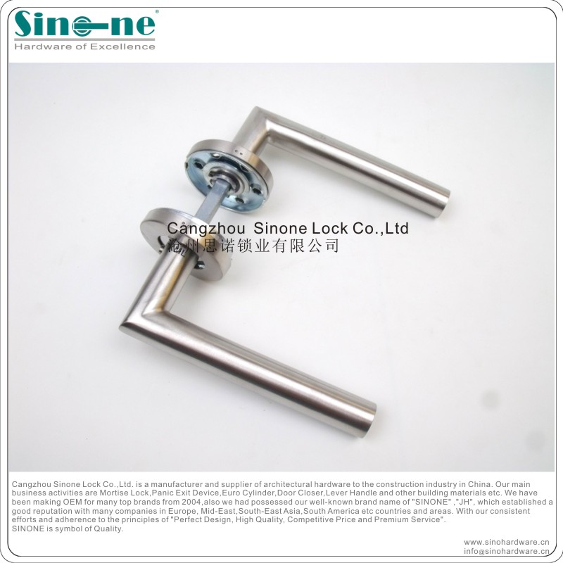 CE approved Stainless Steel 304 Euro mortise door Lever Handle heavy duty spring Fire rated EN1906 OEM factory in China