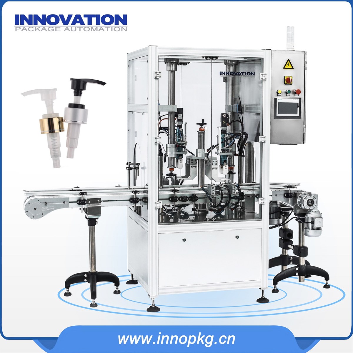 Automaticautomatic facial cream filling and capping machine