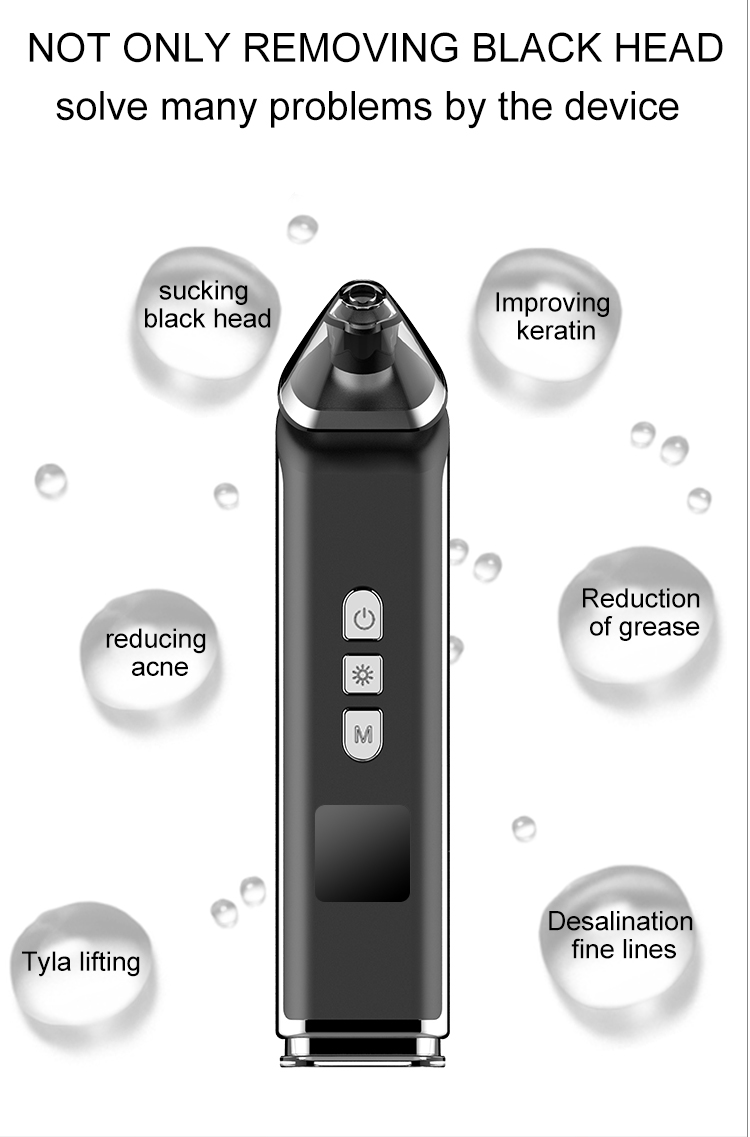 2019 electric strong power hot cool Suction blackhead remover vacuum