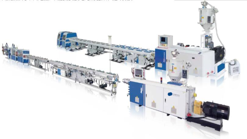 Highspeed Energysaving HDPE Solid Wall Pipe Extrusion Line