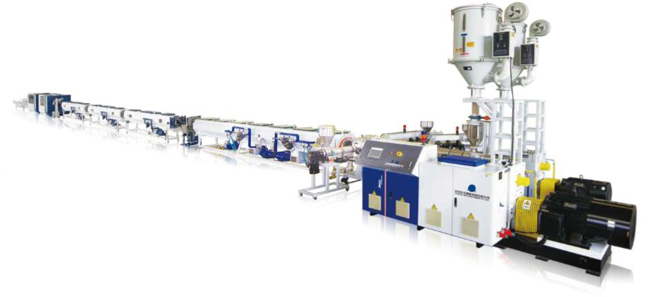 Highspeed Energysaving HDPE Solid Wall Pipe Extrusion Line