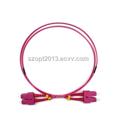 Fiber Patch Cord SCSC OM4 duplex in violet