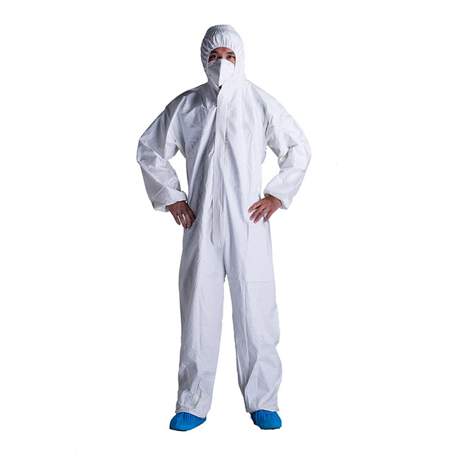 With Heat Sealed Tape Microporous Safety Chemical Hospital Protective Suit Disposable Tape Sealed Coveralls