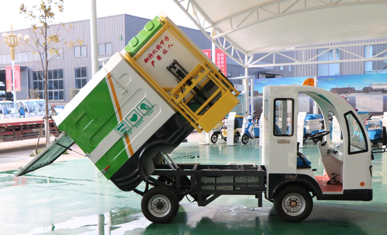 Electric garbage collection and transport truckvehicle