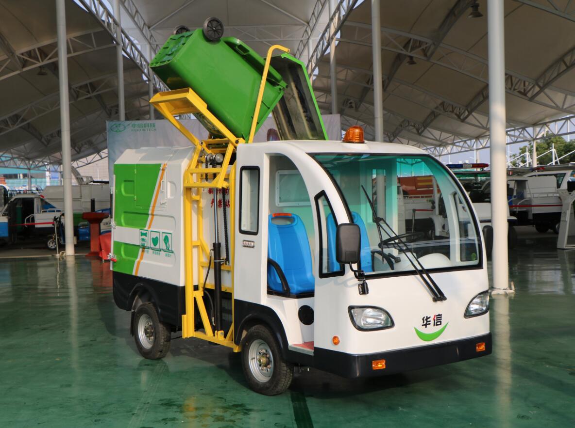 Electric garbage collection and transport truckvehicle