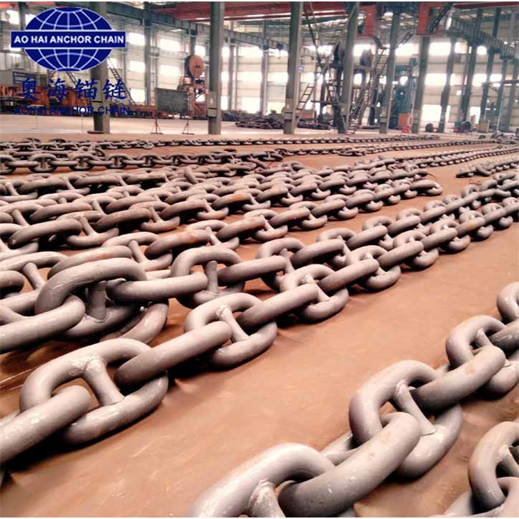 China 76mm marine ship anchor chain factory