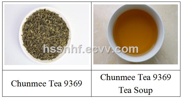 9369 Organic Chunmee green tea leaf