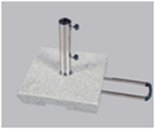 High Quality Gray Solid Granite Stone Outdoor Patio Umbrella Parasol Base 70KG70GS66A