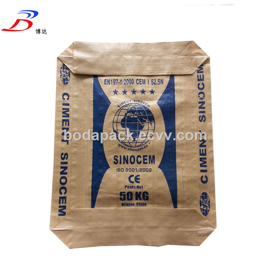 pp woven block bottom valve cement bag 25kg 50kg