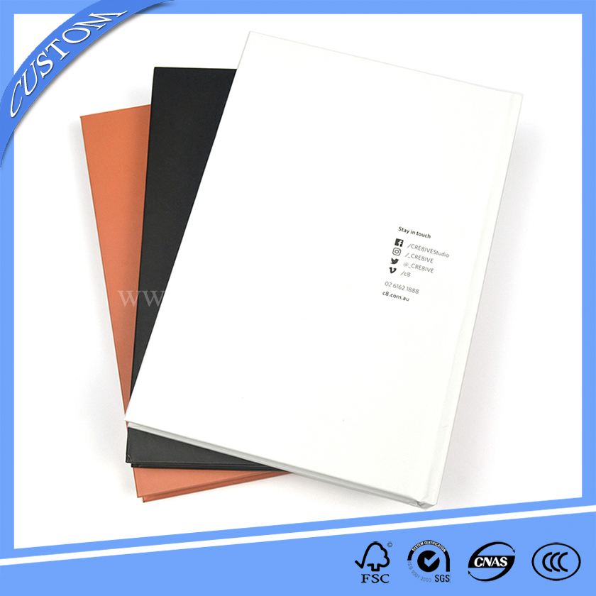 printers in china A5 case bound notebook printing china factory